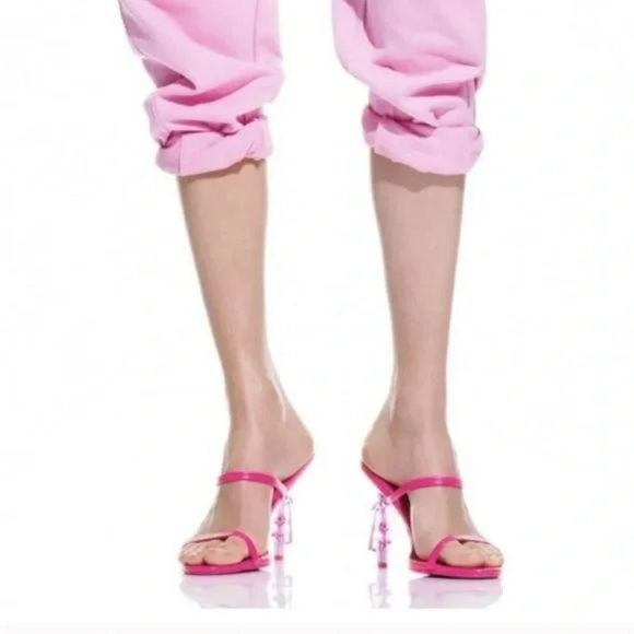 NWT ZARA X BARBIE™ LEATHER SANDALS - Picture 3 of 10